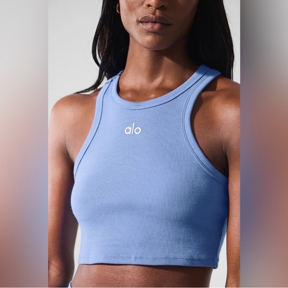 ALO Yoga Aspire Tank in Vibrant Blue